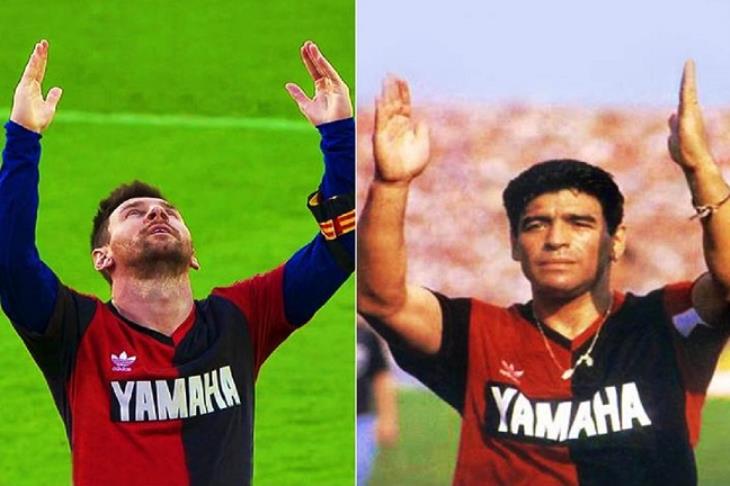 ميسي ومارادونا